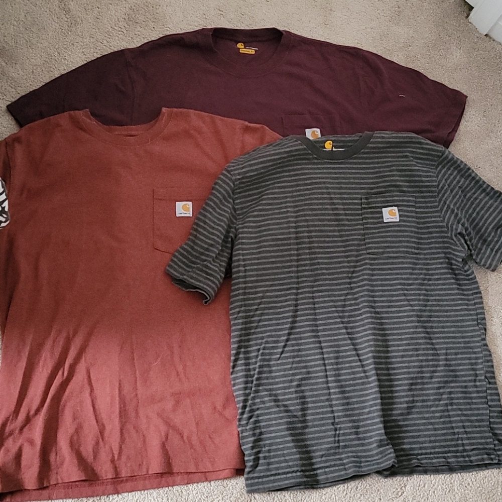 (3) Carhartt Original Fit T-Shirts (3)